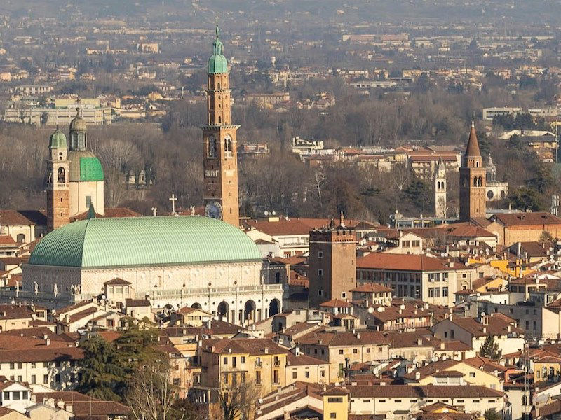 La piazza dei Signori dall'alto